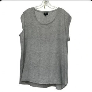 Massimo Polyester blank & off white top shirt blouse